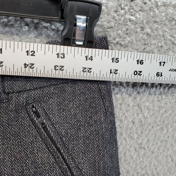 J Crew Grey Wool Blend Straight Leg Pants Trousers Womens 2 Seam Lines Back - Picture 4 of 14